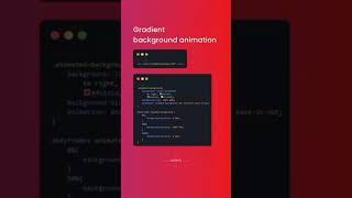 CSS Gradient Background Colour Changing #gradienteffect #css3 #webdevelopment