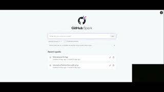 Live AI Creation with GitHub Spark: Type Your Ideas & Watch Me Build in Real-Time! 2