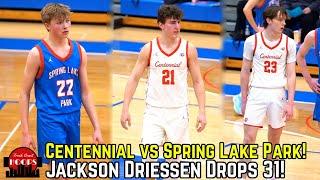 Centennial Takes On Spring Lake Park! Jackson Driessen Drops 31 Points!