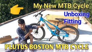 Plutus Boston MTB Cycle unboxing and fitting // New MTB Bike settings A  to Z // #MTB MAX RIDERZ