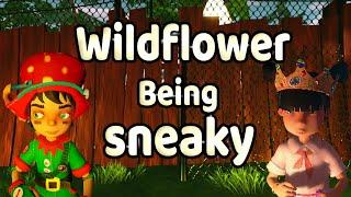 WILDFLOWER BEING SNEAKY IN SECRET NEIGHBOR WALKTHROUGH 