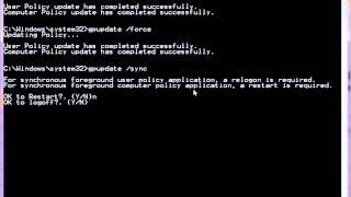 Using GPUpdate | Group Policy Tools