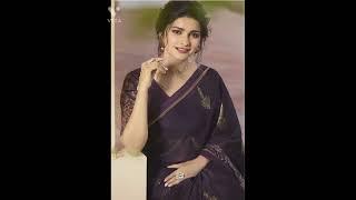 Prachi Desai saree look ️