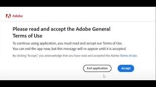 [PASO A PASO] Como solucionar Illustrator23 ERROR PLEASE READ N ACCEPT THE ADOBE GENERAL TERM OF USE