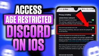 How to Access Age Restricted Discord on iOS 2023 (Easy) LATEST UPDATE Join Restricted Discord Server