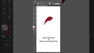 How to use width tool in adobe illustrator #widthtool #adobeillustrator  #graphicwing #art