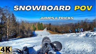 GoPro POV Snowboard | Snowboarding - Jumps & Tricks | Snowboard Sljeme | Skiing Sljeme