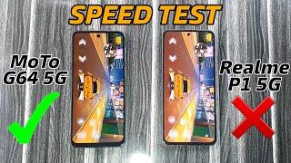 MOTO G64 5G vs Realme P1 5G Speed Test with Gaming, AnTuTu, Multitasking...