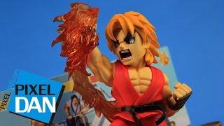 Street Fighter Ken TNC-02 BigBoysToys Figure with Display Base Video Review