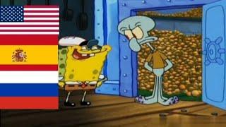 "You like Krabby Patties, don't you Squidward?" In 35 different languages [SpongeBob Meme Pants]