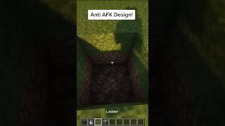 Minecraft: Anti-AFK Design! #shorts