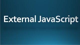 JavaScript tutorial for beginners - 3 - Working with external JavaScript