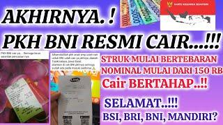 RESMI CAIR ️ BANSOS PKH PENYALUR BANK BNI. STRUK MULAI BERTEBARAN.  INFO PKH DAN BPNT HARI INI