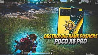 DESTROYING CAMPERS - POCO X6 PRO  DIMENSITY 8300 ULTRA ( SMOOTH + 90 FPS GAMEPLAY) PUBG/BGMI.