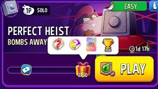 jelly SE solo bombs away rainbow perfect heist solo challenge | match masters