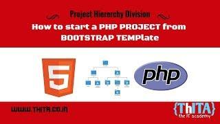 How to start a php project from a Bootstrap Template | PHP Project Folder Hierechy #1