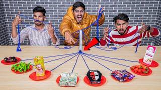 ₹100000 Pull The String Challenge | रस्सी खेंचो और जीतो इनाम | Looser Will Eat Jolochip