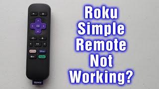 Roku Simple Remote Not Working Troubleshooting Guide