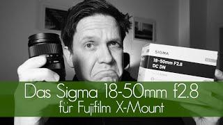 The Sigma 18-50mm f2.8 DC DN for Fujifilm X-Mount (WITH ENGLISH SUBS)