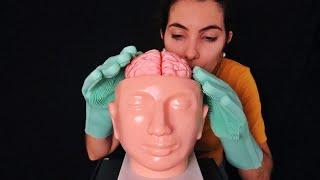 ASMR BINAURAL - ARREPIANDO SEU CÉREBRO  *brain massage