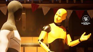 Boxing Robot vs Humans | Unreal Engine Replikant Animation ~ BETA Test | DNABlock