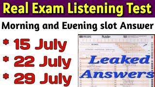 Leaked Listening Real test | 15 july ielts exam, ielts prediction for 22 July ielts exam, 29 July