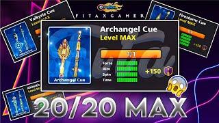 8 ball pool 20/20 legendary cues level max  how to max all legendary cues in 8 ball pool