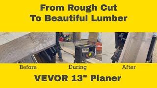 REVIEW Vevor 13" Planer for Benchtop or Stand - Better than I had hoped!