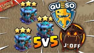 Final Attack DECIDER! Team Queso vs J'Off - 5v5 War (Clash of Clans)