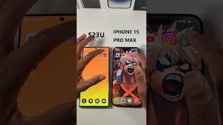 iPhone 15 Pro Max VS S23 Ultra Speed Test