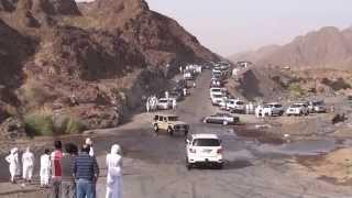 Arab youngsters drifting cars near Hatta (UAE).