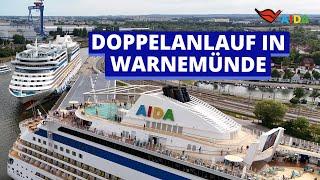 AIDAdiva und AIDAmar | Doppelanlauf in Warnemünde