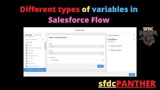 Different Types of Variables in Salesforce | Salesforce Flow Builder Series for Admins & Developers