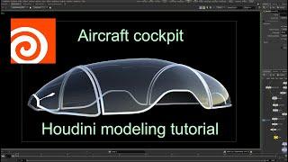 Aircraft Cockpit Houdini Modeling Tutorial