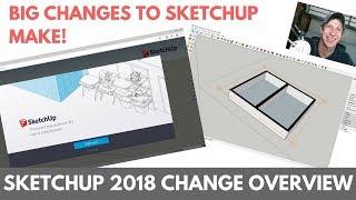 What's New in SketchUp 2018? Changing the Free Version, Sectioning Tools. Layout Changes, and More!