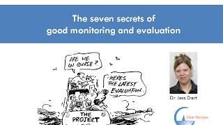 The seven secrets of good monitoring and evaluation