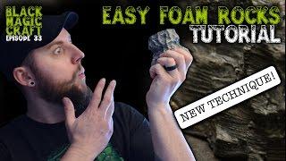 Better Looking Big Rock Terrain For D&D Tutorial (Black Magic Craft Episode 033)