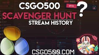 CSGO500 SCAVENGER HUNT - WE ROBBED THE WEBSITE