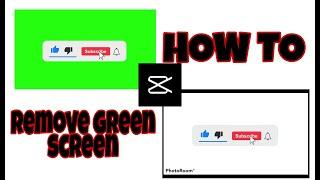 How to remove green screen animated subscribe button using Capcut | FixBook