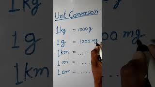 #unitconversation  // kilograms to grams // km to meter//