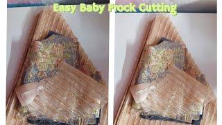 Easy Baby Frock Cutting and Stitching frills frock design #shortvideo #frock #diy #blouse #sewing