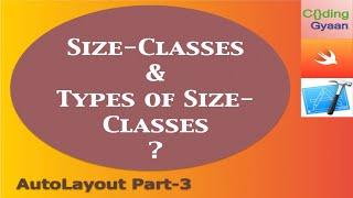 What is size classes in iOS ? And types of size classes ?