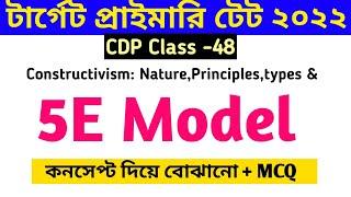 5E Model in Bengali | Constructivism: Nature,Principle,types,& 5E Model for Primary Tet By S Sk Sir