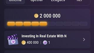 Investing In Real Estate With No Money 15 September Tapswap Code | Video Code Investing In Real