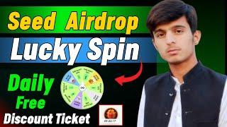 Seed Airdrop Luky Wheel | Seed Airdrop Moon Box | Seed Airdrop New Update