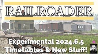 Railroader - Experimental branch now has time tables