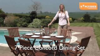 Kingfisher 7 Piece Concord Dining Set