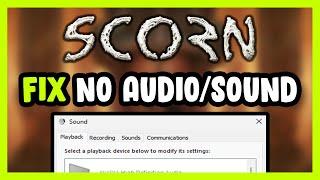 How to FIX Scorn No Audio/Sound Not Working