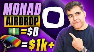  MONAD TESTNET GUIDE Farm $1k+ AIRDROPS! Step by Step Tutorial 