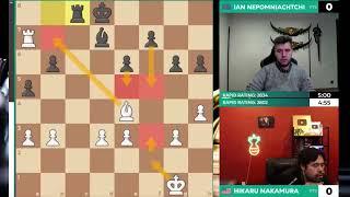 Hikaru Nakamura (2802) vs Ian Nepomniachtchi (2834) || Chessable Masters 2025 - G1